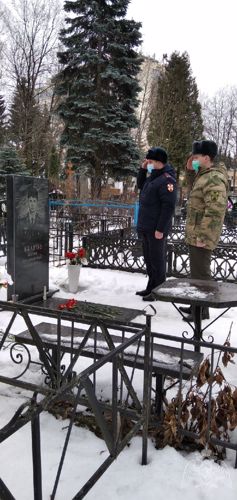 В Брянске росгвардейцы почтили память погибшего сослуживца