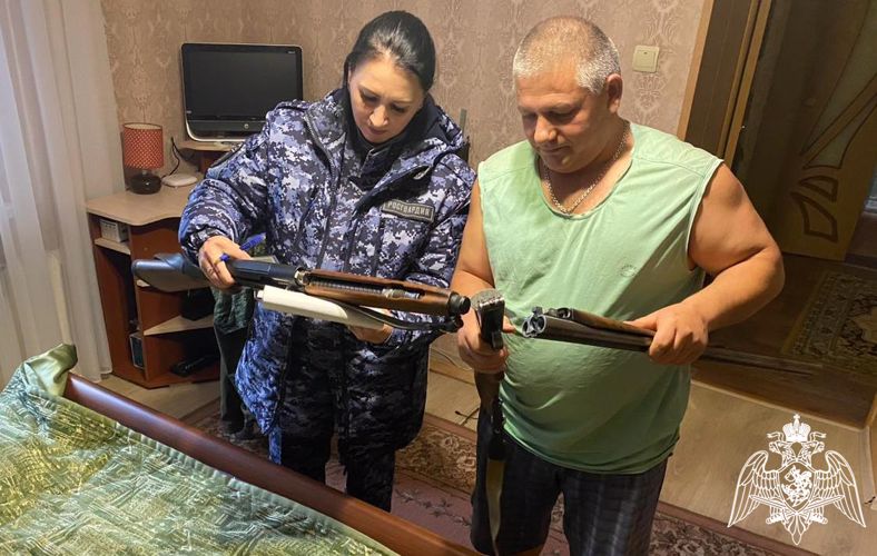 Росгвардейцы проводят профилактическое мероприятие  «Оружие»