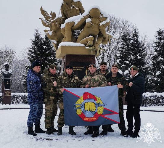 Росгвардейцы в Брянске отметили день образования Центра специального назначения Росгвардии «Витязь»