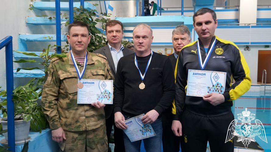 Росгвардейцы cтали призёрами чемпионата по плаванию