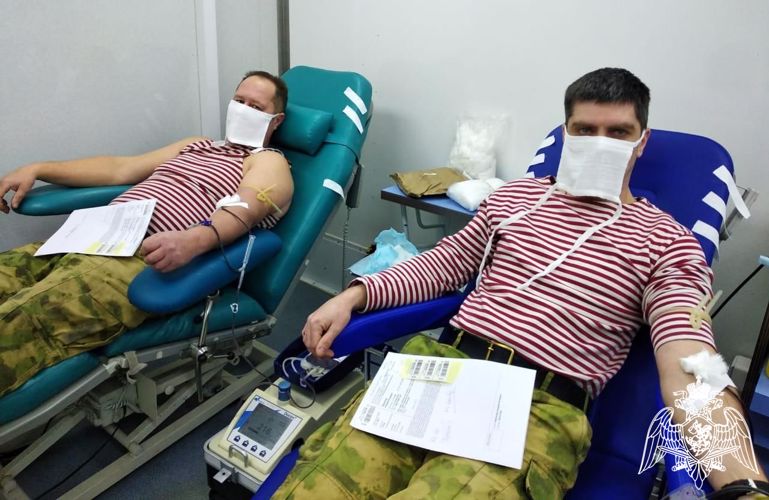 В Центральном округе Росгвардии проходит масштабная акция к Национальному дню донора
