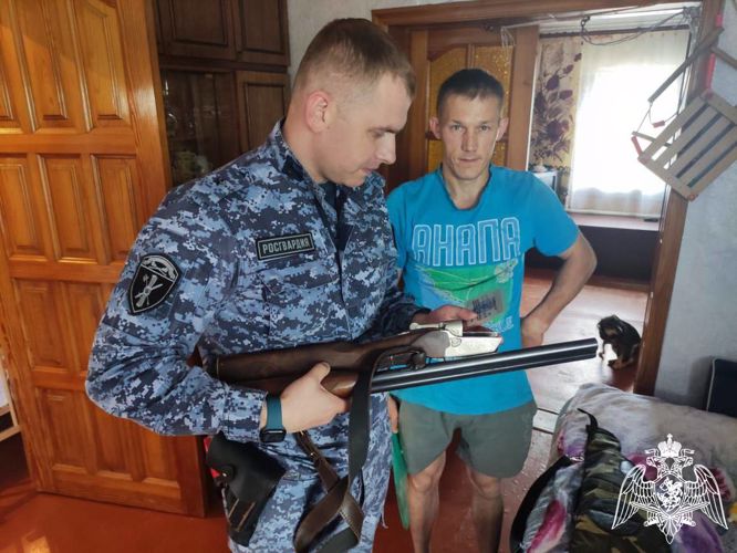 Росгвардейцы провели профилактическое мероприятие «Оружие»