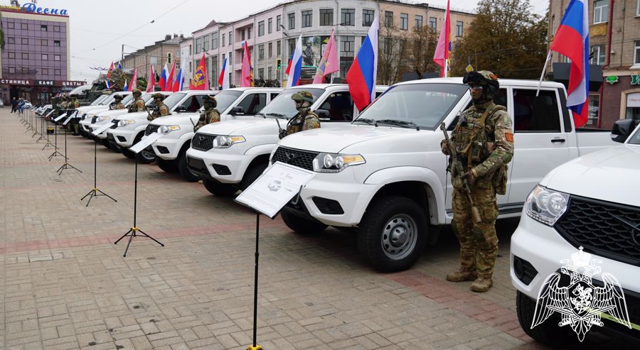Брянские спецподразделения Росгвардии получили новую технику