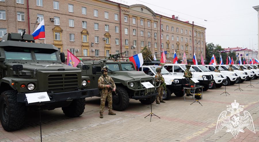 Брянские спецподразделения Росгвардии получили новую технику