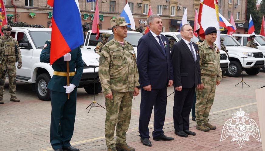 Брянские спецподразделения Росгвардии получили новую технику