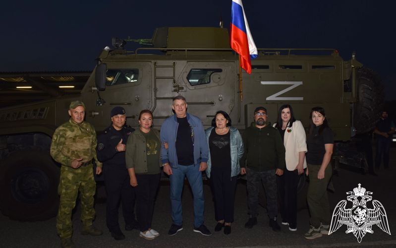 Брянские росгвардейцы присоединились к патриотическому автопробегу
