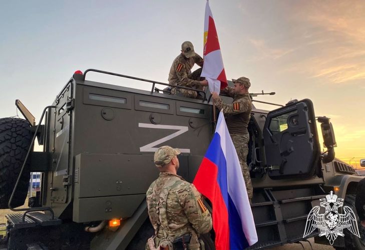 Брянские росгвардейцы присоединились к патриотическому автопробегу