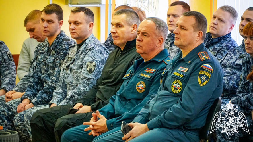 Брянские росгвардейцы провели занятие по тактической медицине
