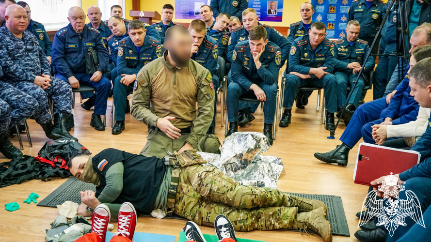 Брянские росгвардейцы провели занятие по тактической медицине