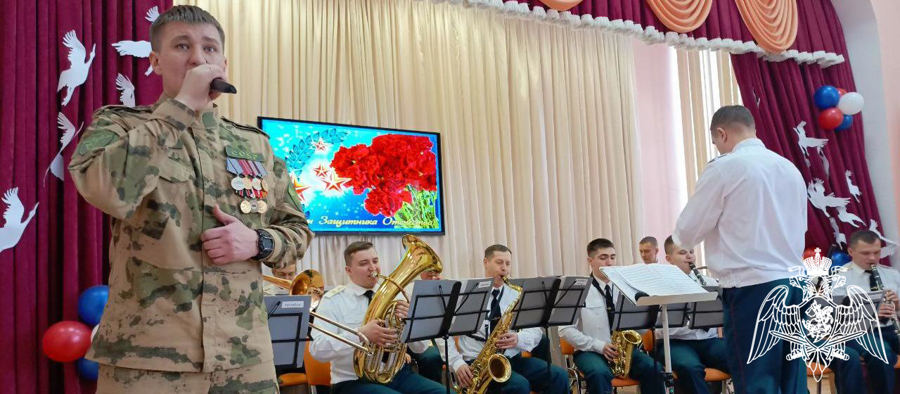 Военные музыканты продолжают мероприятия, посвященные творчеству Василия Агапкина