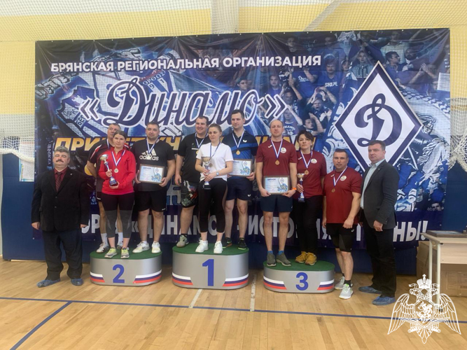 Росгвардейцы стали призёрами чемпионата по настольному теннису