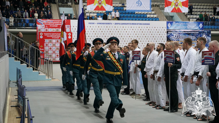 Чемпионат Центрального округа Росгвардии по дзюдо прошел в Брянске