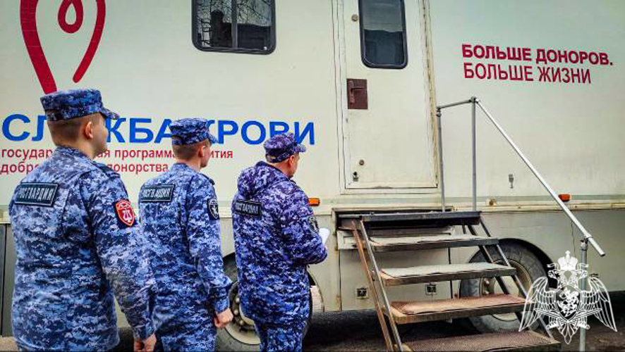 Донорская акция Росгвардии «От сердца к сердцу» состоялась в Брянске