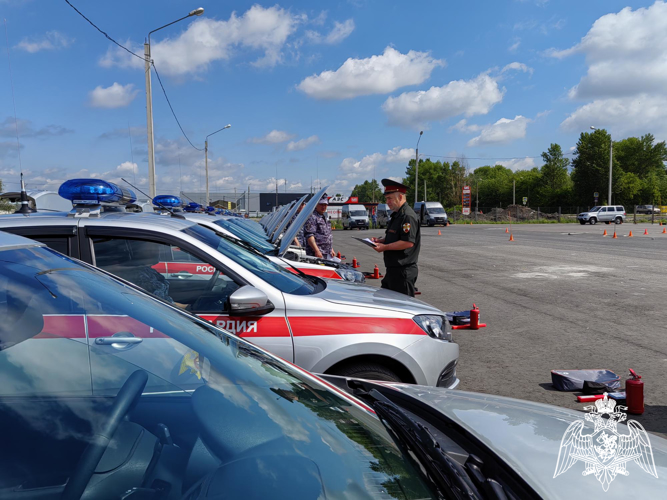 В территориальном Управлении Росгвардии проходит технический осмотр транспортных средств