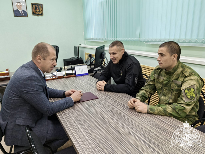 Вопросы взаимодействия Росгвардии и департамента физической культуры и спорта обсудили в Брянске