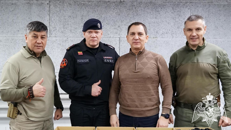 Брянским росгвардейцам передали партию комплектующих для спецоборудования