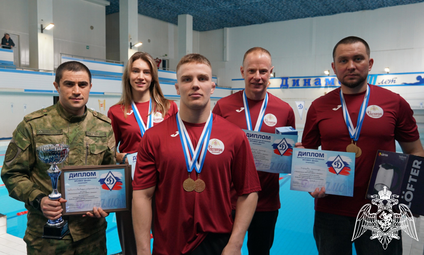 Росгвардейцы cтали победителями чемпионата по плаванию