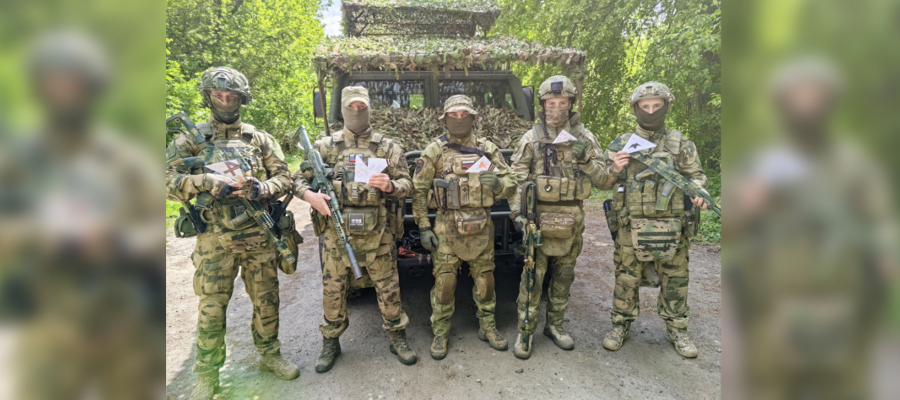 Брянские школьники написали письма росгвардейцам на приграничье