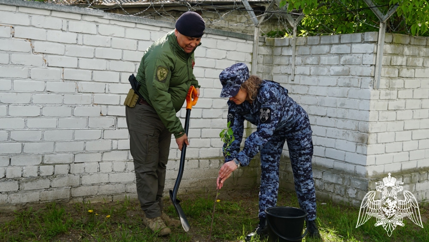 Росгвардейцы участвуют в патриотических акциях к 80-летию Победы в Брянске