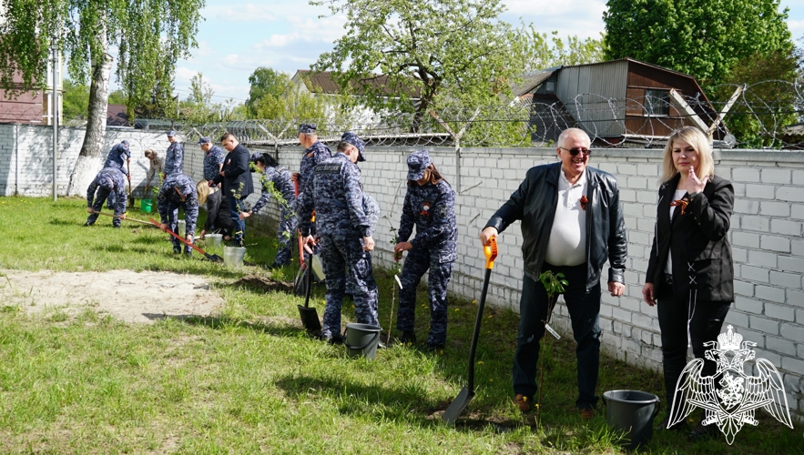 Росгвардейцы участвуют в патриотических акциях к 80-летию Победы в Брянске