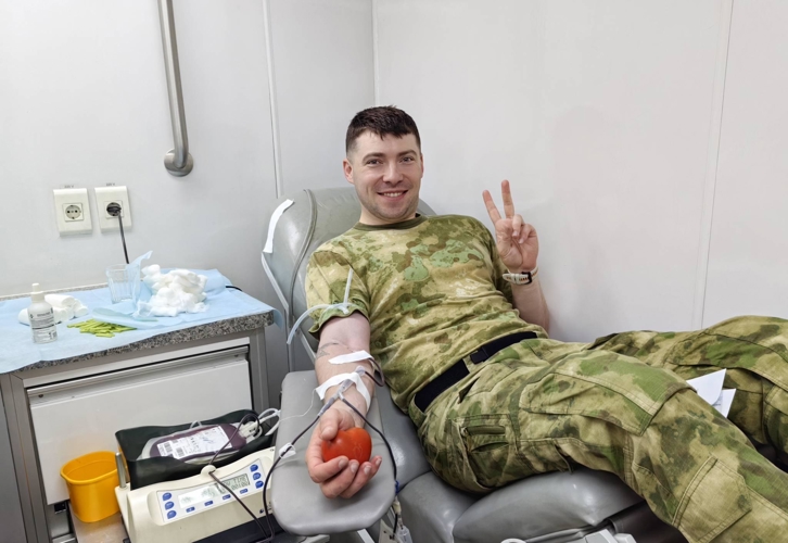 Росгвардейцы сдали кровь в рамках акции «От сердца к сердцу» в Брянске