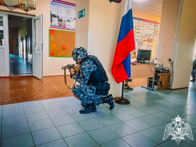 Росгвардейцы приняли участие во Всероссийских межведомственных учениях в Брянске