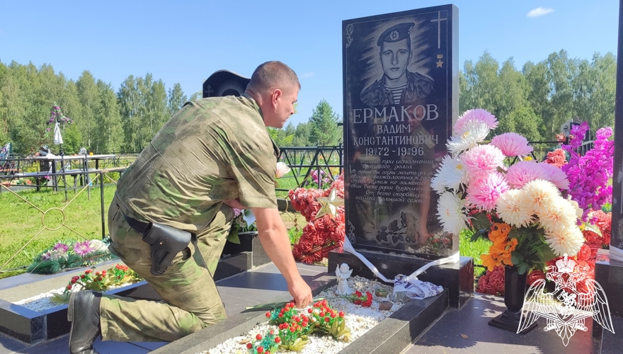 В Брянской области почтили память Героя России Вадима Ермакова