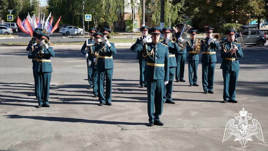 В Брянске прошел первый этап смотра-конкурса военных оркестров Росгвардии 