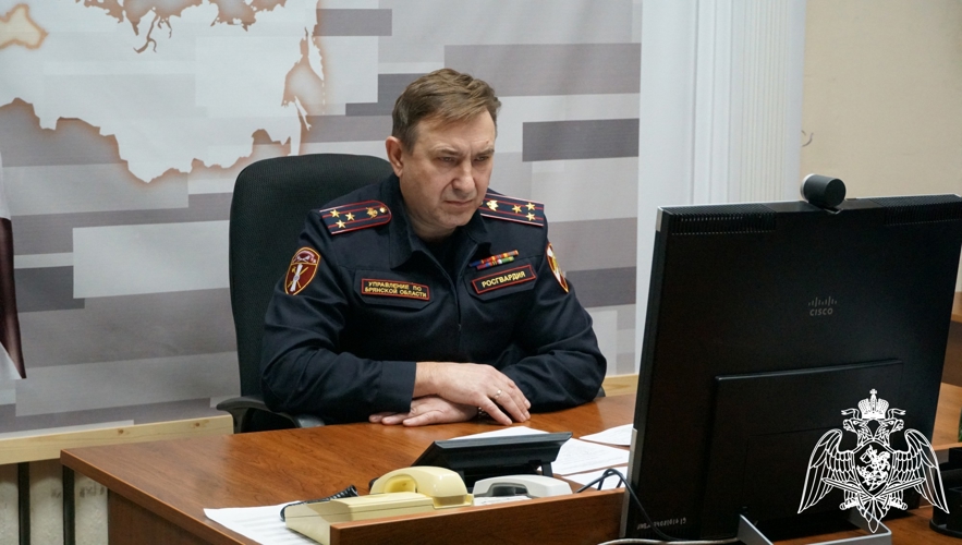В Управлении Росгвардии по Брянской области подвели итоги служебно-боевой деятельности за  2025 год