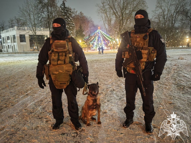Брянские росгвардейцы обеспечили правопорядок и общественную безопасность в новогоднюю ночь
