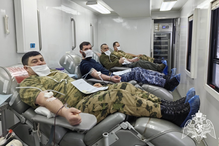 Донорская акция Росгвардии «От сердца к сердцу» прошла в Брянске