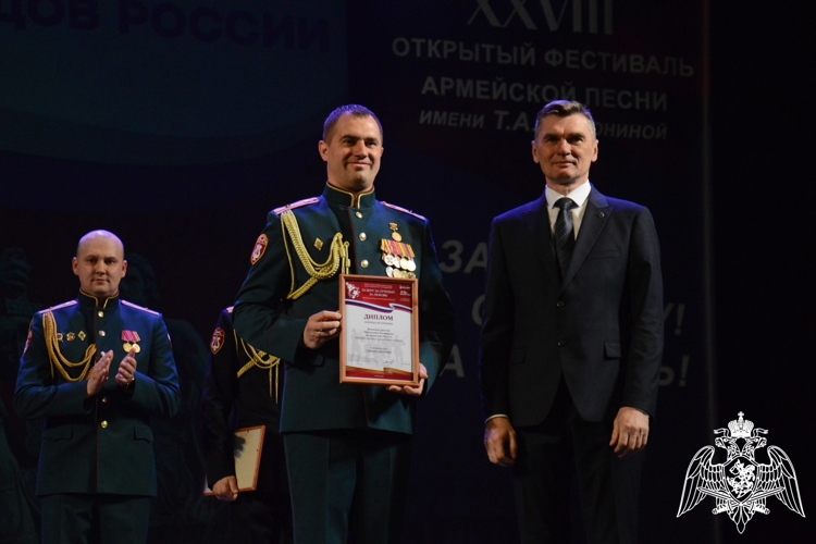 Брянский военный оркестр Росгвардии завоевал награду на фестивале армейской песни в Сочи