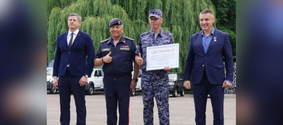 Брянские спецподразделения Росгвардии получили новую технику